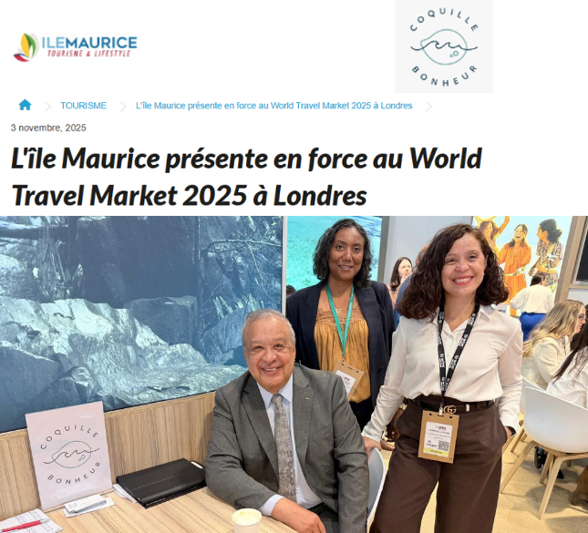 Ile Maurice: Mauritius has a strong presence at the World Travel Market 2025 in London